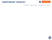 Tablet Screenshot of northeastmaglev.com